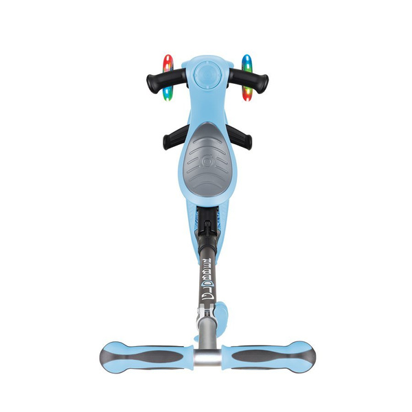 Hulajnoga jeździk rowerek Globber GO-UP Deluxe Fantasy Lights / Pastel Blue - Flowers 647-201