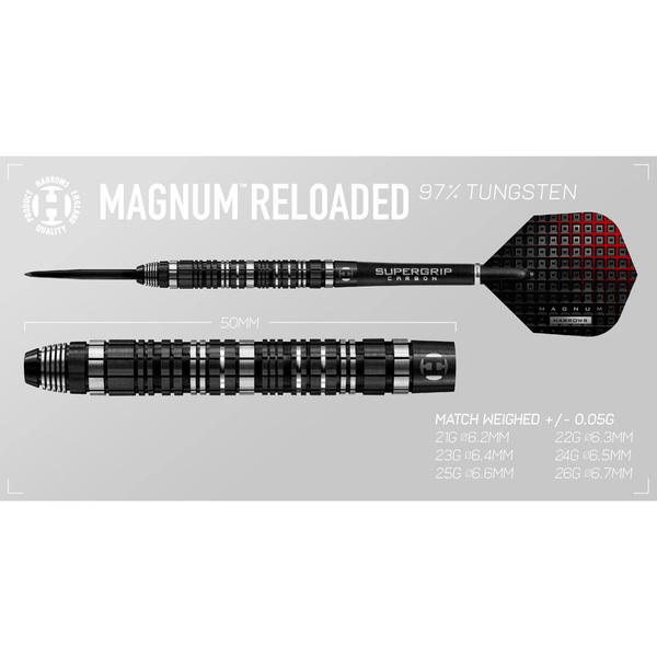 Rzutki Harrows Magnum Reloaded 97% Steeltip