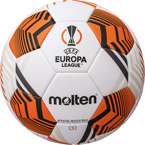 F5U5000-12 Piłka do piłki nożnej Molten UEFA Europa League 2021/22 meczowa