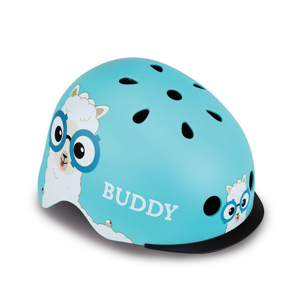 Kask dziecięcy Globber Elite Lights / Poolside Blue - Buddy 507-105