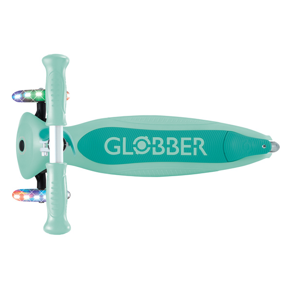 Hulajnoga trójkołowa Globber PRIMO FOLDABLE LIGHTS Mint (432-611-4)