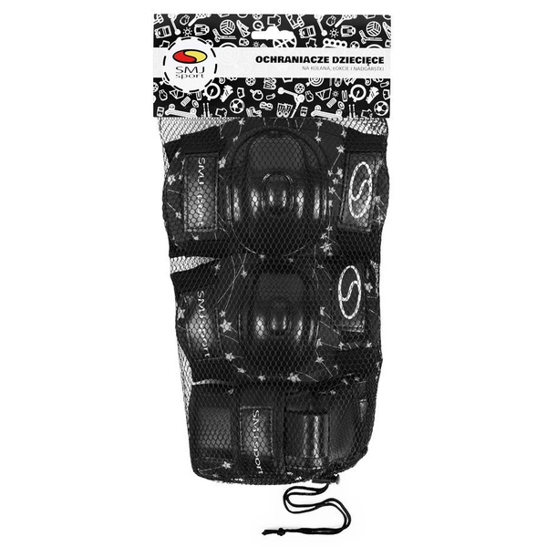 Ochraniacze dla dzieci, komplet CR-600 czarne