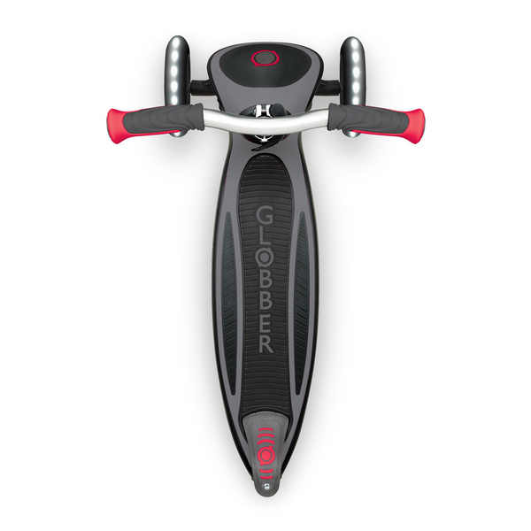 Hulajnoga 3-kołowa Globber Master Lights / Black-Red 662-120-2