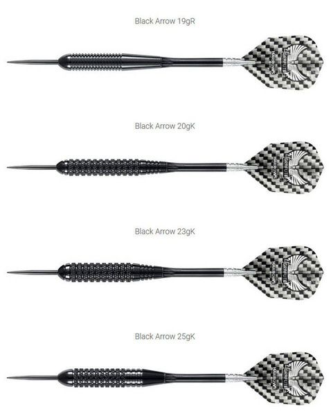 Rzutki Harrows BLACK ARROW Steeltip