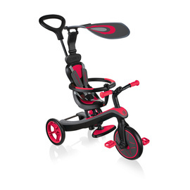 Rowerek 4w1 trójkołowy - biegowy - wózek Globber Explorer Trike / New Red 632-102-3