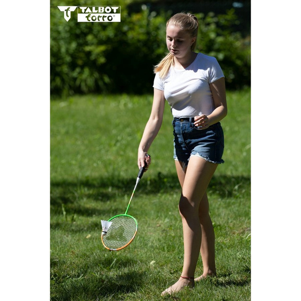 Zestaw do badmintona Talbot Torro 4-ATTACKER PLUS z siatką