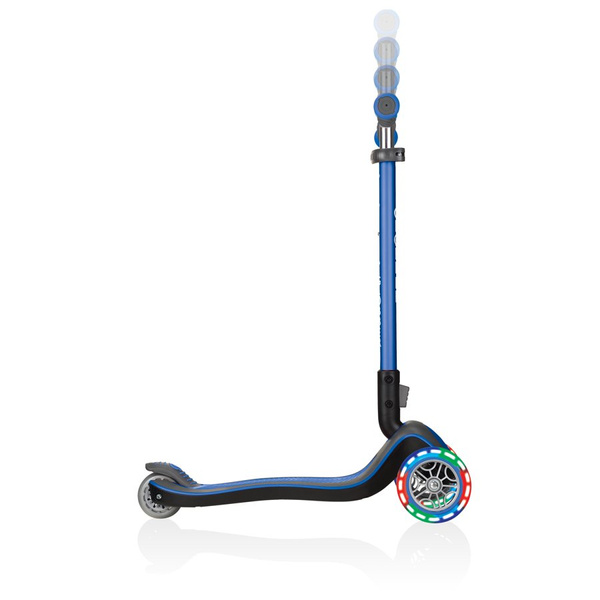 Hulajnoga 3-kołowa Globber Elite Deluxe Lights / Navy Blue 444-400