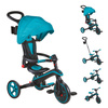 Pojazd 4w1 wózek - rowerek trójkołowy - biegowy Globber EXPLORER TRIKE FOLDABLE 4in1 732-105 Teal
