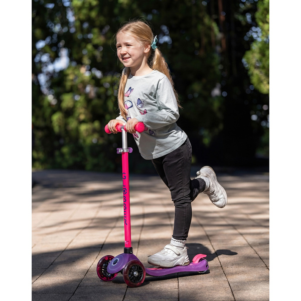Hulajnoga trójkołowa Globber PRIMO PLUS LIGHTS Neon Pink (442-810-4)