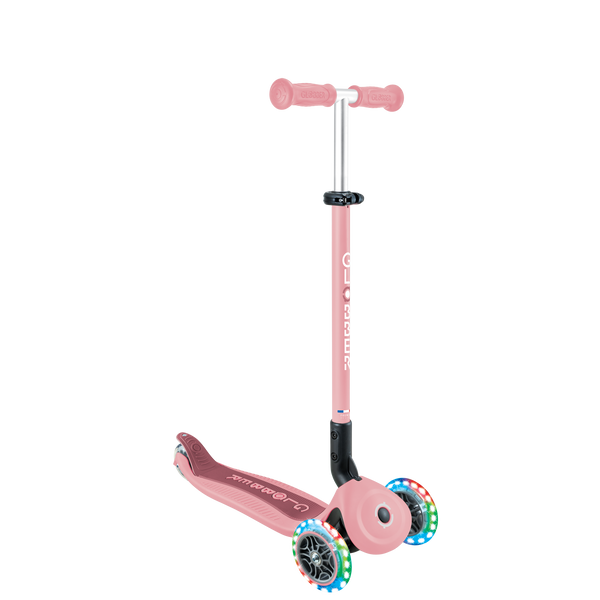 3w1 hulajnoga z siedziskiem jeździk Globber GO-UP Active Lights 360 / Pastel Pink 749-310