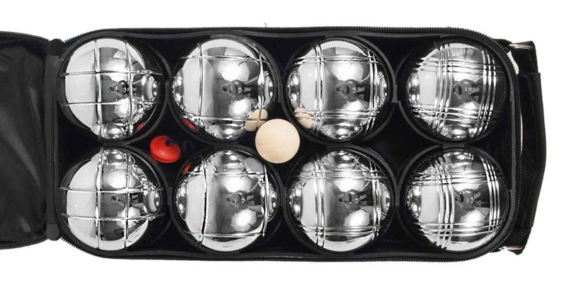 Gra BOULE, BULE, KULE, PETANQUE, BOCCE, 8 KUL + POKROWIEC