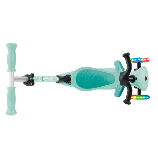 Hulajnoga z siedziskiem jeździk Globber GO-UP Active Lights / Dark Mint 744-206