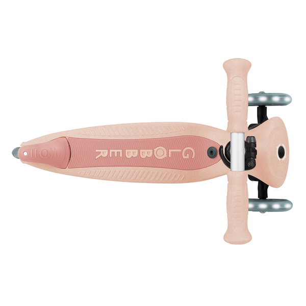 Hulajnoga trójkołowa z siedziskiem Globber GO•UP ACTIVE LIGHTS ECOLOGIC - Peach (745-506)
