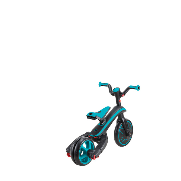 Pojazd 4w1 wózek - rowerek trójkołowy - biegowy Globber EXPLORER TRIKE FOLDABLE 4in1 732-105 Teal