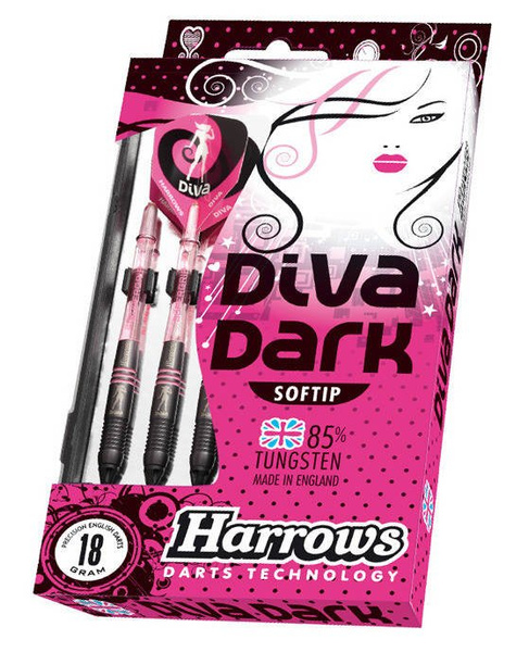 Rzutki Harrows DIVA DARK 85% Softip