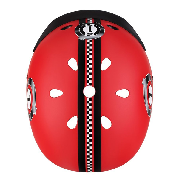 Kask dziecięcy Globber Elite Lights / New Red-Racing 507-102