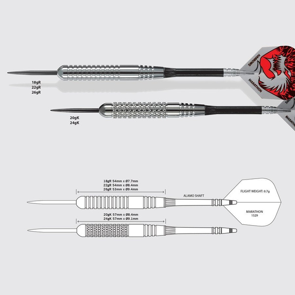 Rzutki Harrows SILVER ARROWS Steeltip