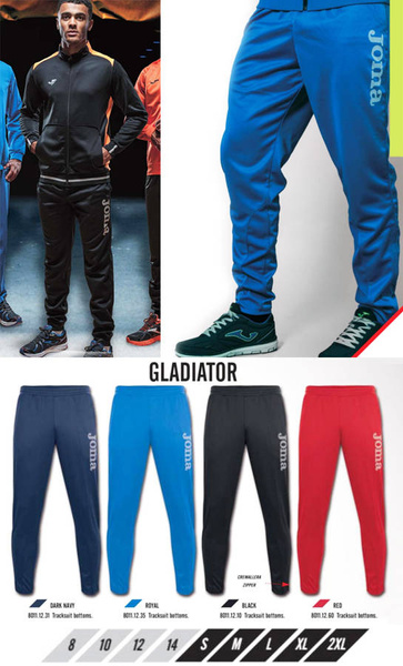 Spodnie piłkarskie treningowe Joma 8011.12.60 czerwone