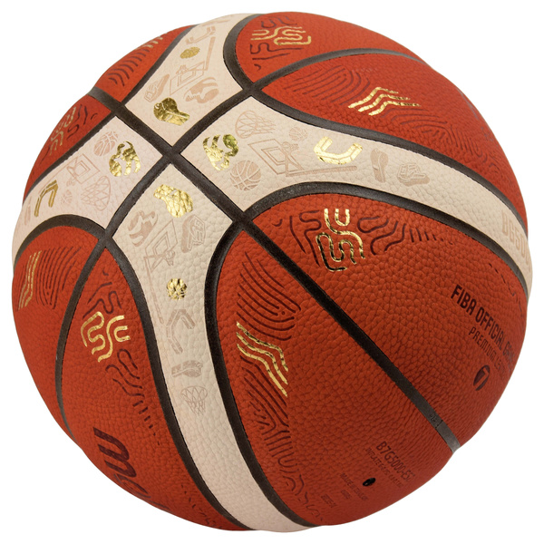 B7G5000-E5Z Piłka do koszykówki Molten EUROBASKET 2025 Oficjalna piłka meczowa + pudełko