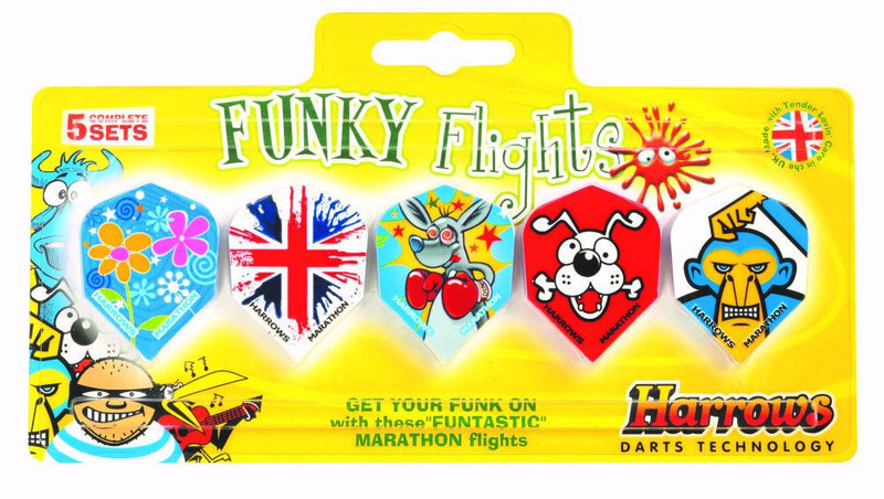 Zestaw piórek Harrows System Funky Flights 5x3