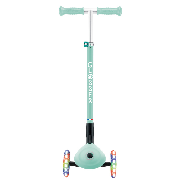 Hulajnoga trójkołowa Globber PRIMO FOLDABLE LIGHTS Mint (432-611-4)