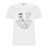 TETRYCY LOGO - t-shirt slim biały