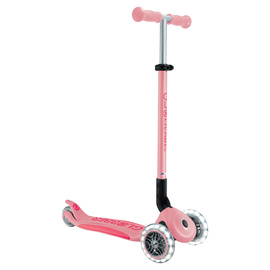 Hulajnoga 3-kołowa Globber Primo Foldable Plus Lights Pastel Pink / Coral Pink 439-710-2