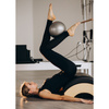 Piłka gimnastyczna pilates gumowa PVC BL032 25 cm niebieska