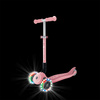 Hulajnoga trójkołowa Globber JUNIOR FOLDABLE LIGHTS Pastel Pink (437-311-3)