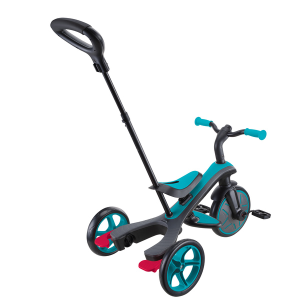 Rowerek 4w1 trójkołowy - biegowy - wózek Globber Explorer Trike / Teal 634-105
