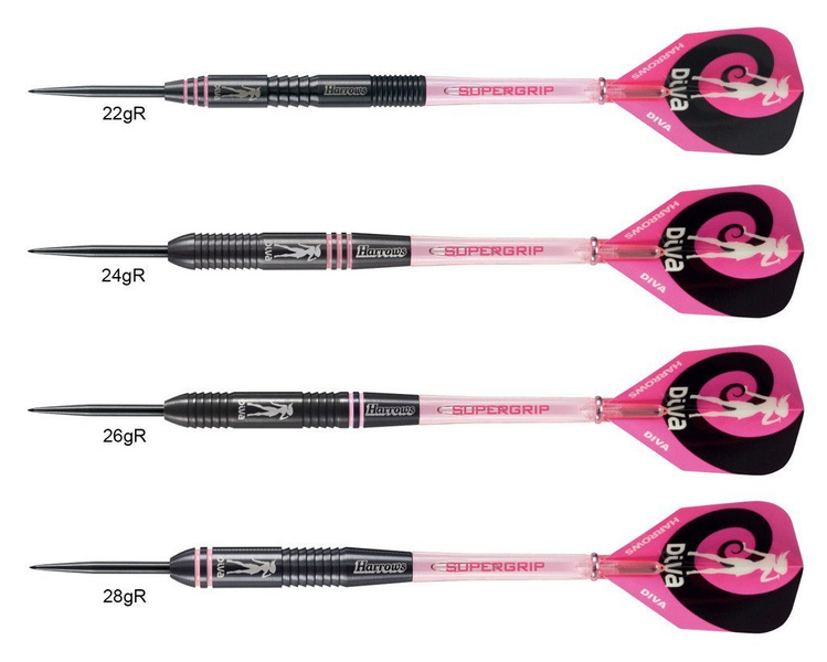 Rzutki Harrows DIVA DARK 85% Steeltip