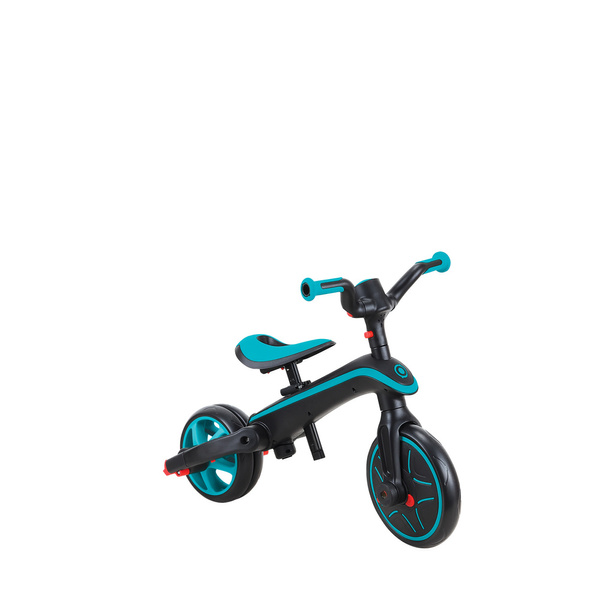 Pojazd 4w1 wózek - rowerek trójkołowy - biegowy Globber EXPLORER TRIKE FOLDABLE 4in1 732-105 Teal