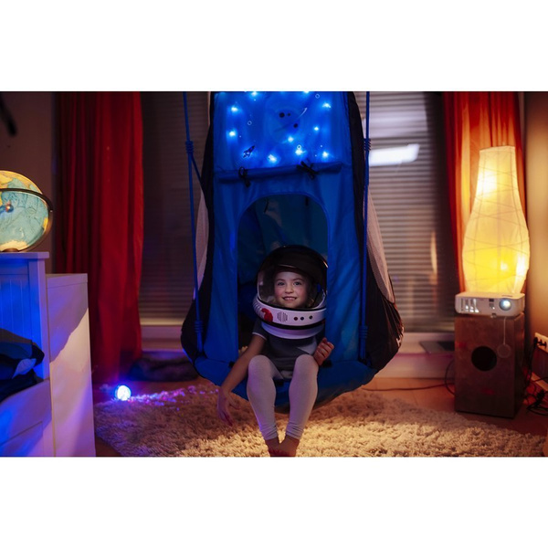 Huśtawka gniazdo z namiotem Hudora Pony LED