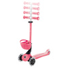 Hulajnoga jeździk 3w1 Globber GO-UP Baby 360 Lights / 844-210 Pink
