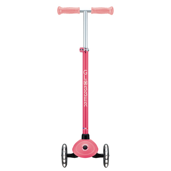 Hulajnoga trójkołowa Globber PRIMO PLUS GLOW LIGHTS - Coral Pink (443-110)