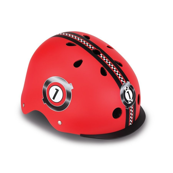 Kask dziecięcy Globber Elite Lights / New Red-Racing 507-102