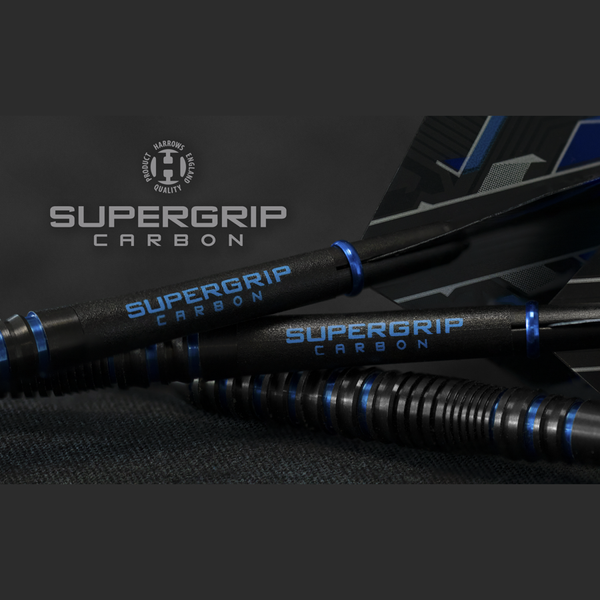 Shafty Harrows Supergrip Carbon, niebieski aqua