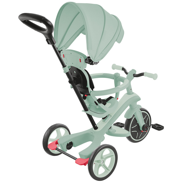 Rowerek 4w1 trójkołowy - biegowy - wózek Globber Explorer Trike 4w1 ECOLOGIC / Pistachio 637-505
