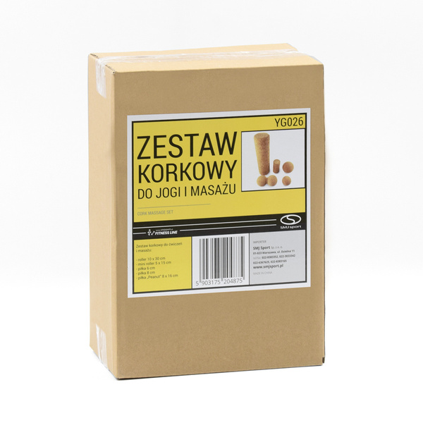 Zestaw korkowy do masażu 5 el. SMJ sport YG026