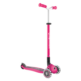 Hulajnoga trójkołowa Globber MASTER LIGHTS - Fuchsia (663-110)