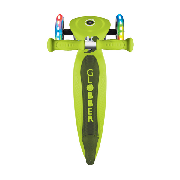 Hulajnoga 3-kołowa Globber Primo Foldable Lights 432-106-3 Lime Green