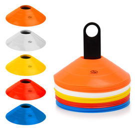 Pachołek talerzyk stożkowy zestaw 50szt. + stojak / TT50-19MULTI