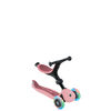 3w1 hulajnoga z siedziskiem jeździk Globber GO-UP Active Lights 360 / Pastel Pink 749-310