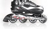 Rolki regulowane Smj Sport 090A czarne ABEC-7