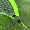 Bramka piłkarska treningowa pop-up - zielony neon (M) 120x80x80 cm