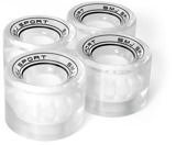 Kółka do fiszki 60 x 45 mm półprzezroczyste białe