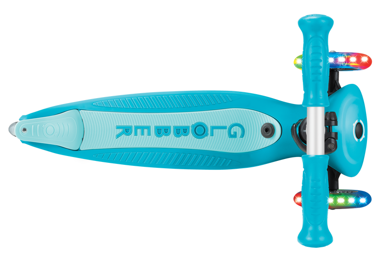 3w1 hulajnoga z siedziskiem jeździk Globber GO-UP Active Lights 360 / Aqua 749-300