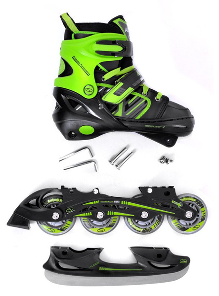 2w1 łyżwy + rolki regulowane CRK41 ALDER