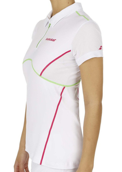 Koszulka tenisowa polo Babolat 41S1517 Women biała