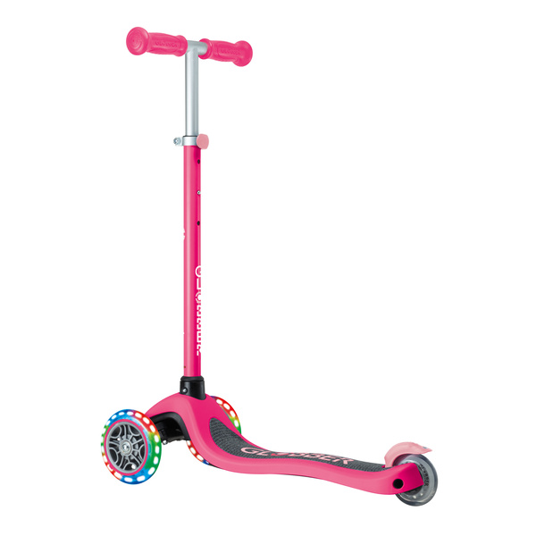 Hulajnoga trójkołowa Globber PRIMO LIGHTS Fuchsia (423-611-4)